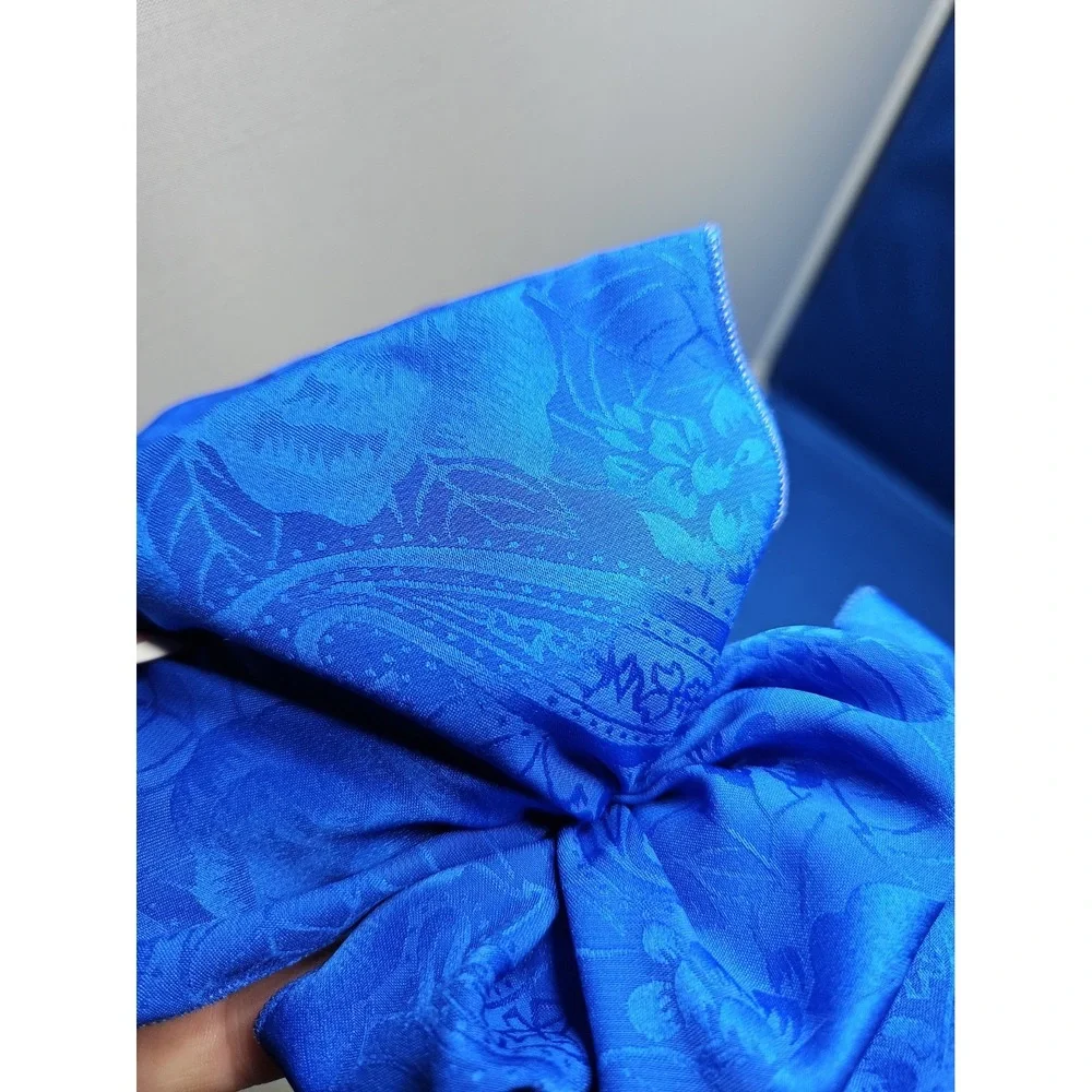 Vintage Hair Bow Satin Oversized Barrette Clip 7